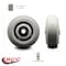 Service Caster SCC-5" Thermoplastic Rubber Flat Tread Wheel Only w/Roller Bearing-350 lbs Cpty SCC-TPRRF520 - alternate 3